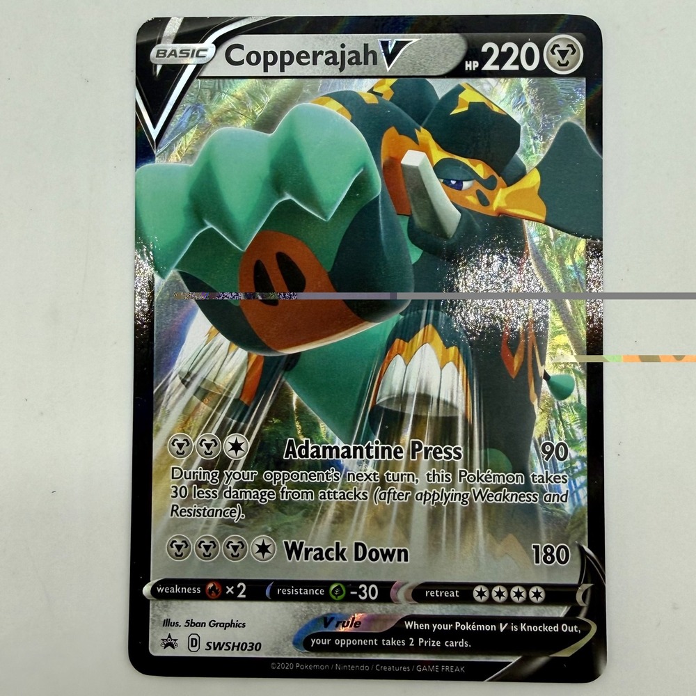 Copperajah V SWSH030 Sword & Shield Promo Card Holo Pokémon TCG Mint Unplayed